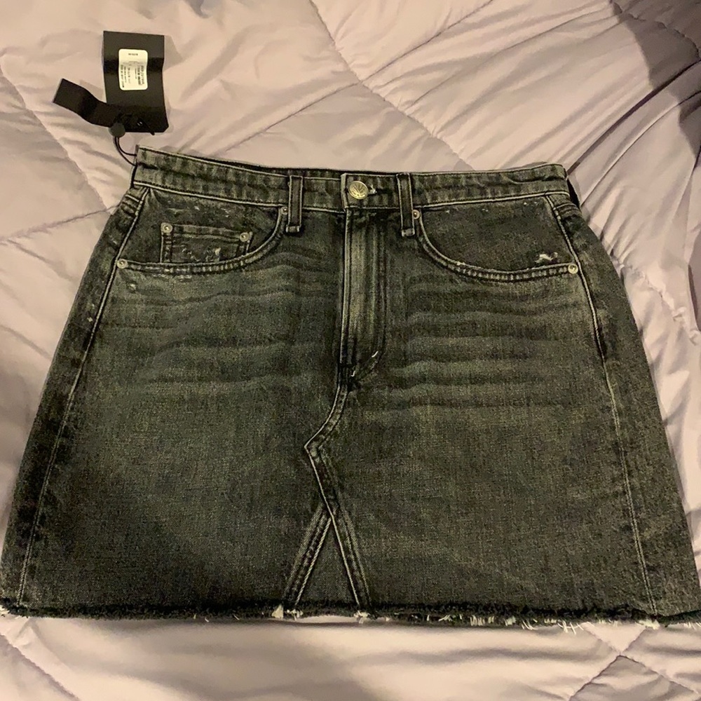 Rag & Bone Denim Mini-Skirt